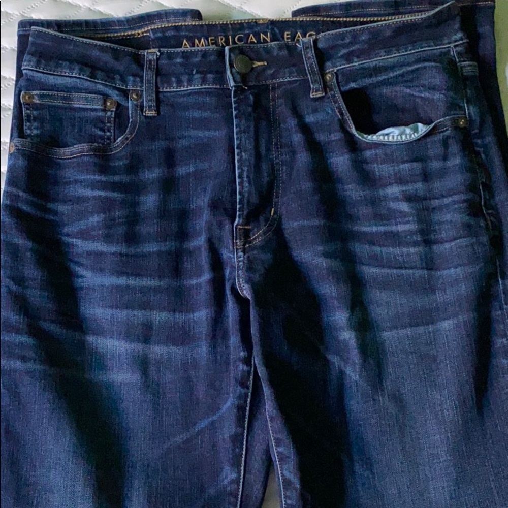 Blue Next Level Flex Jeans - American Eagle
